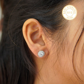 92.5 Silver Claire Earrings