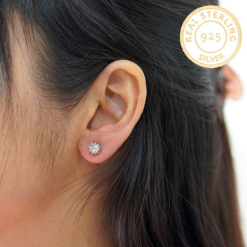 92.5 Silver Amelia Earrings