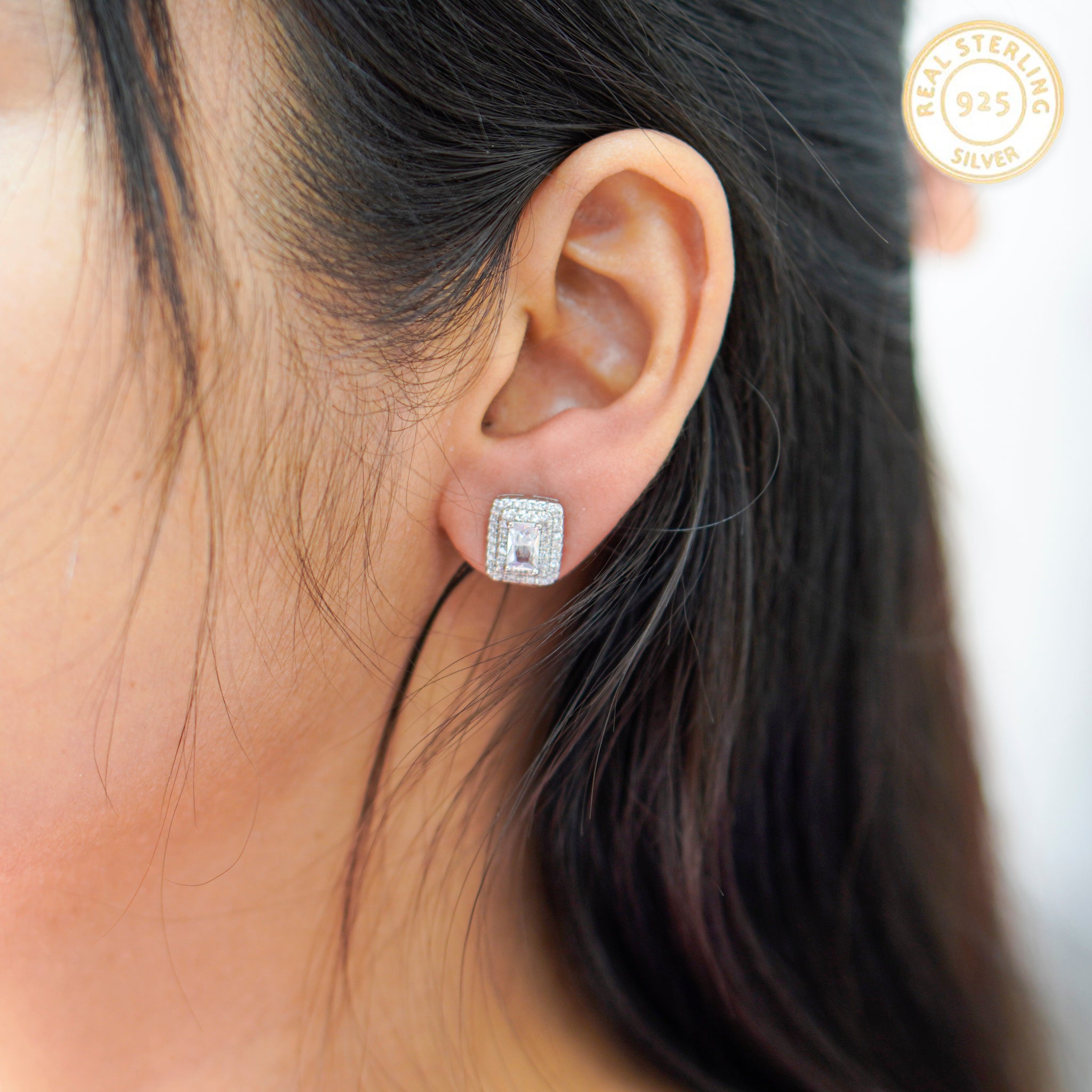 92.5 Silver Emily Earrings