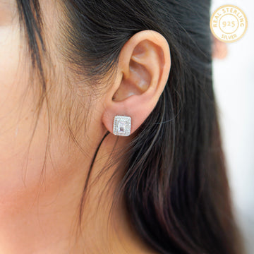 92.5 Silver Emily Earrings