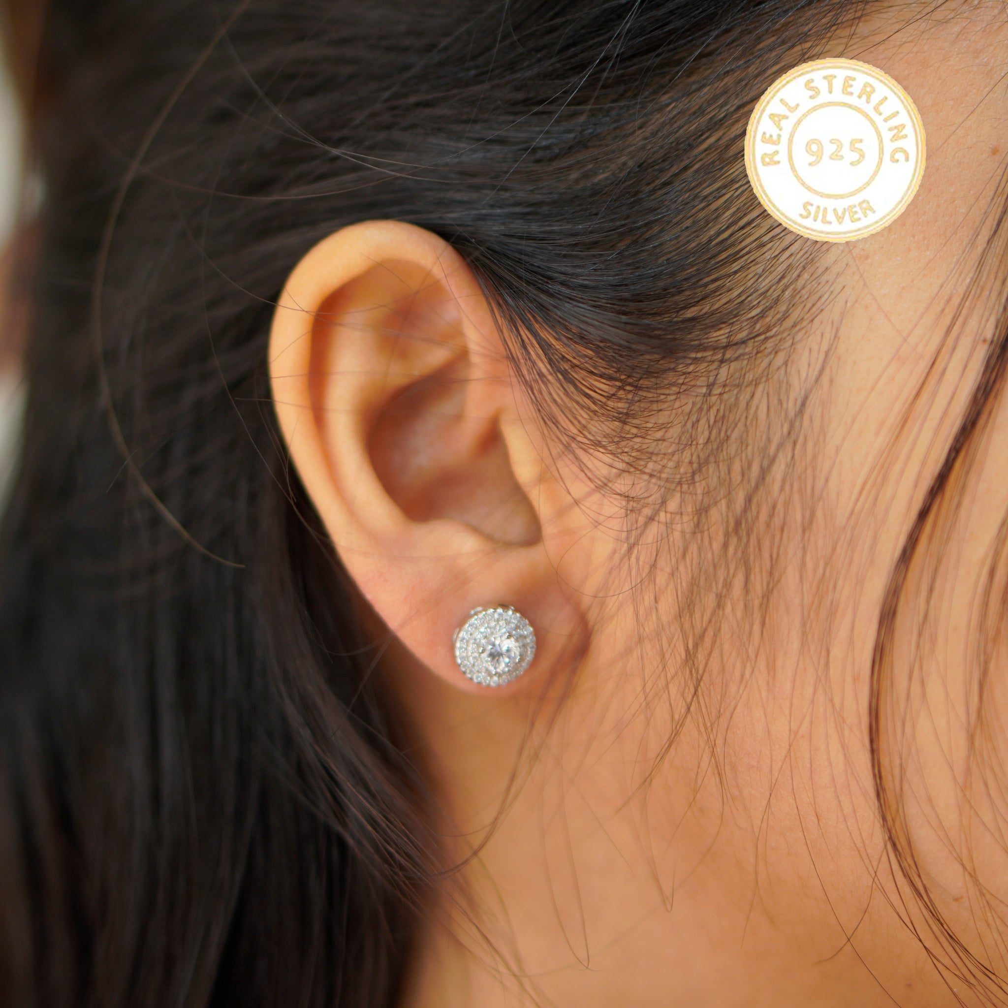 92.5 Silver Claire Earrings