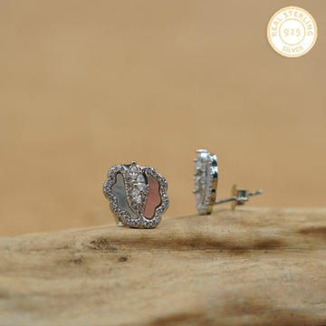 92.5 Silver Reagan Earrings