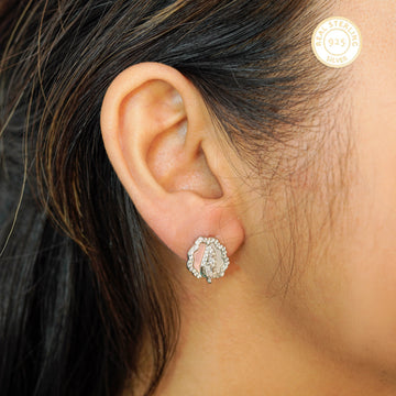 92.5 Silver Reagan Earrings