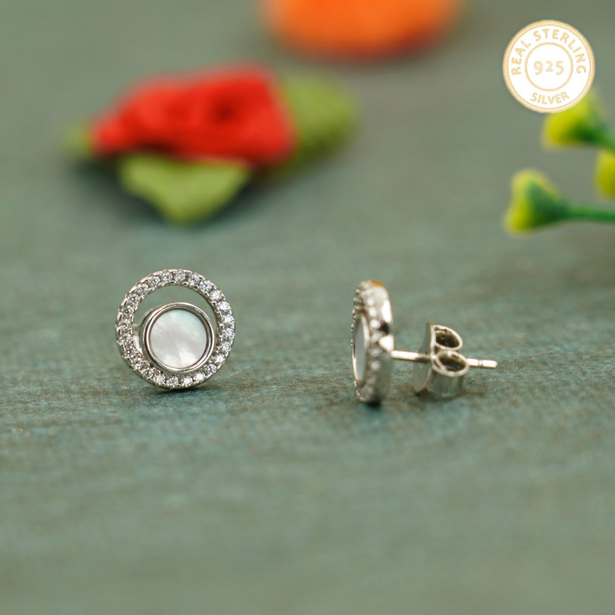92.5 Silver Emma Earrings