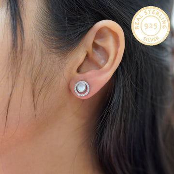 92.5 Silver Emma Earrings