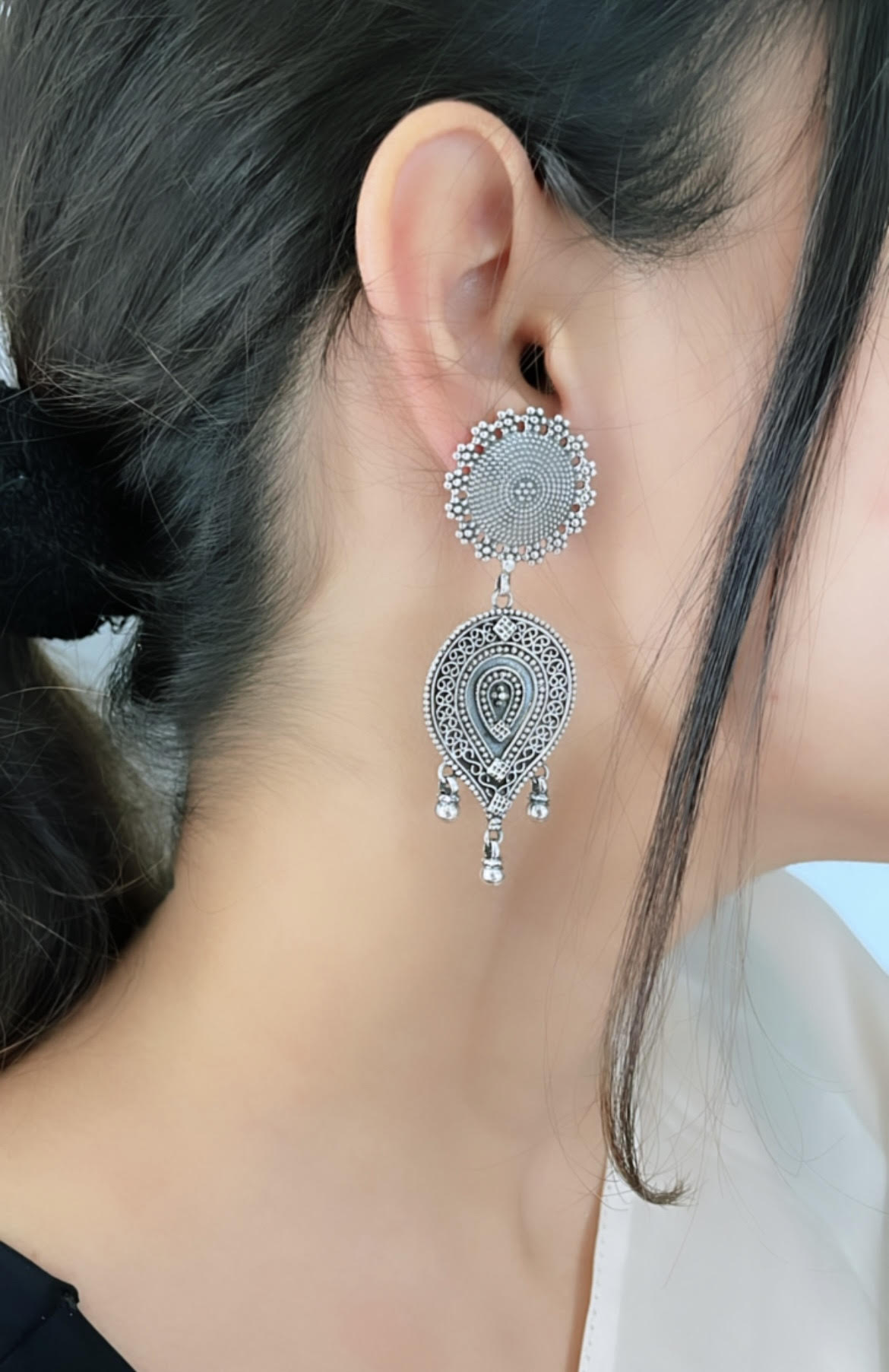 92.5 Silver Lavanya Earrings