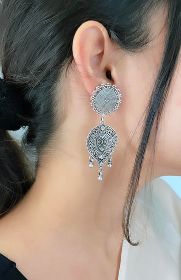 92.5 Silver Lavanya Earrings