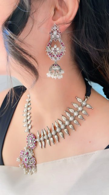 92.5 Silver Janvi Earrings