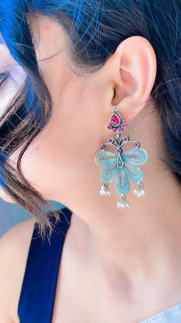 92.5 Silver Vamika Earrings