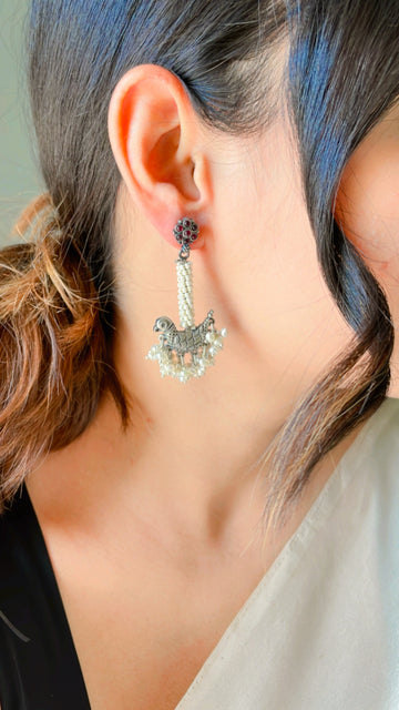 92.5 Silver Kapotah Earrings