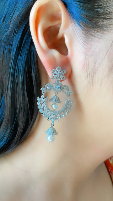 92.5 Silver Diana Fusion Earrings