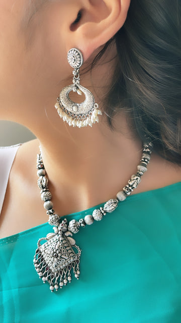 92.5 Silver Sanchi Earrings