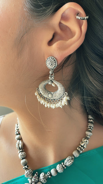 92.5 Silver Sanchi Earrings