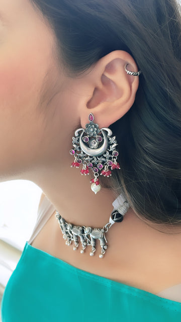 92.5 Silver Raaina Earrings