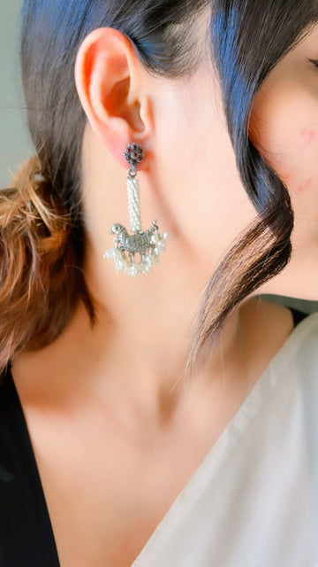 92.5 Silver Kapotah Earrings