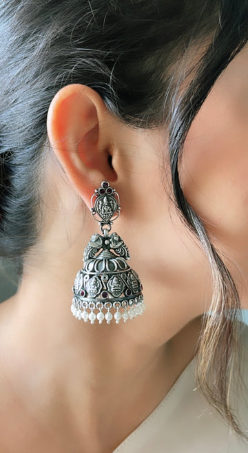 92.5 Silver Kamya Jhumki