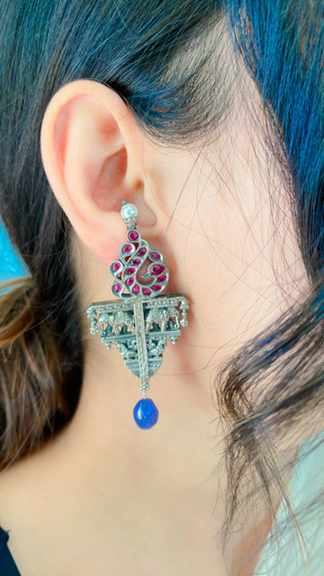 92.5 Silver Pravya Earrings