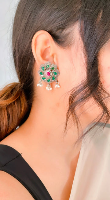 92.5 Silver Ashvi Earrings