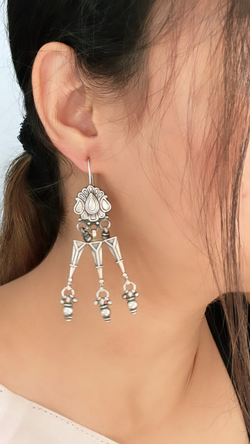 92.5 Silver Tathya Earrings